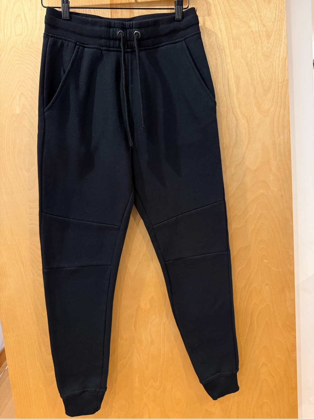Essentials Men's Black Joggers with Drawstring Waist